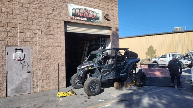 Polaris Rzr Outside Tire Shop 001 — VDK Tire Shop