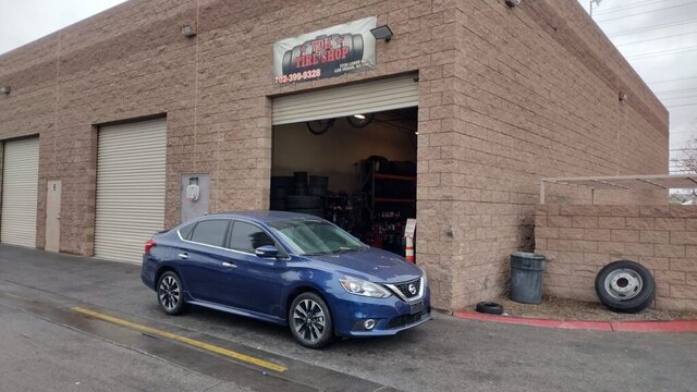 Blue Sedan Vdk Tire Shop 009 — VDK Tire Shop