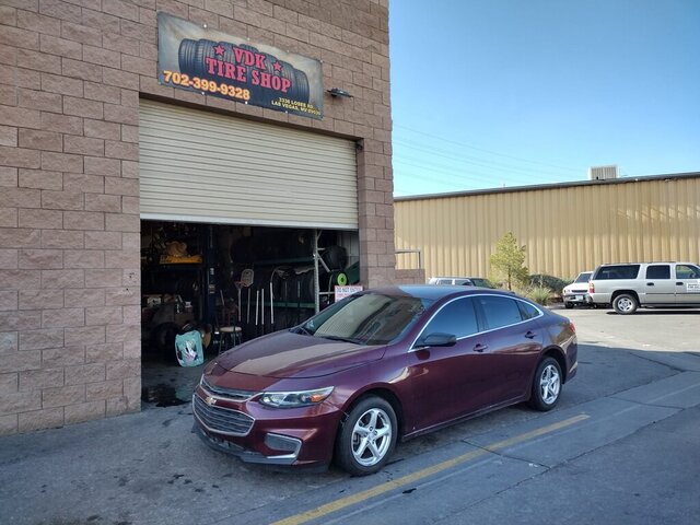Maroon Sedan At Vdk Tire Shop 023 — VDK Tire Shop