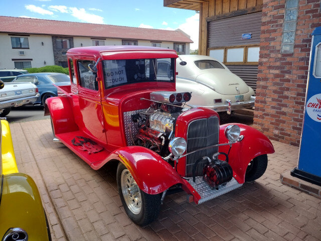 Red Hot Rod Truck 045 — VDK Tire Shop