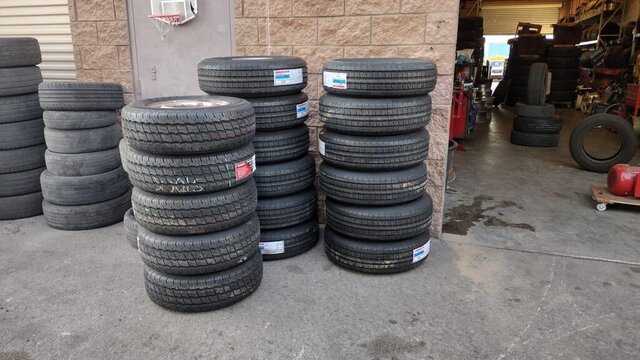 Stacks Of Car Tires 011 — VDK Tire Shop