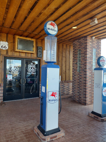 Vintage Mobilgas Pump Route 66 047 — VDK Tire Shop
