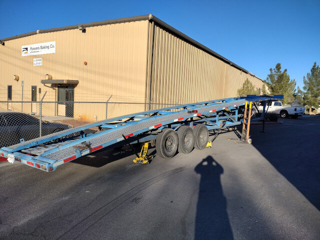 Blue Triple Axle Car Hauler 006 — VDK Tire Shop