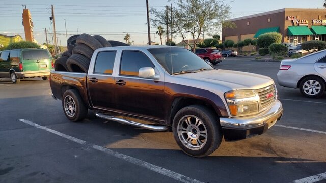 Gmc Pickup Truck Carrying Tires 040 — VDK Tire Shop